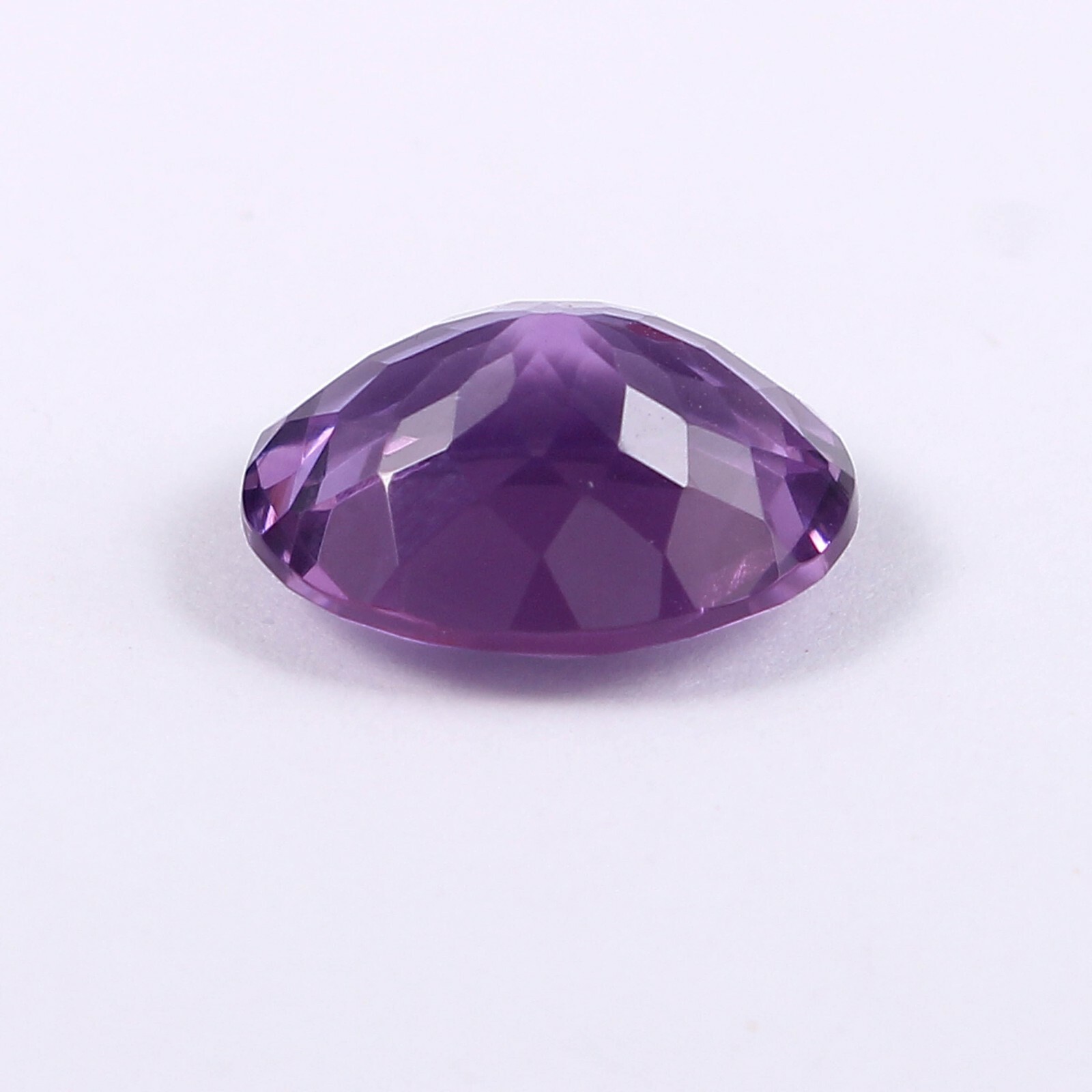 Natural Purple Amethyst Oval Shape 2.50 Carat Faceted Loose Gemstone