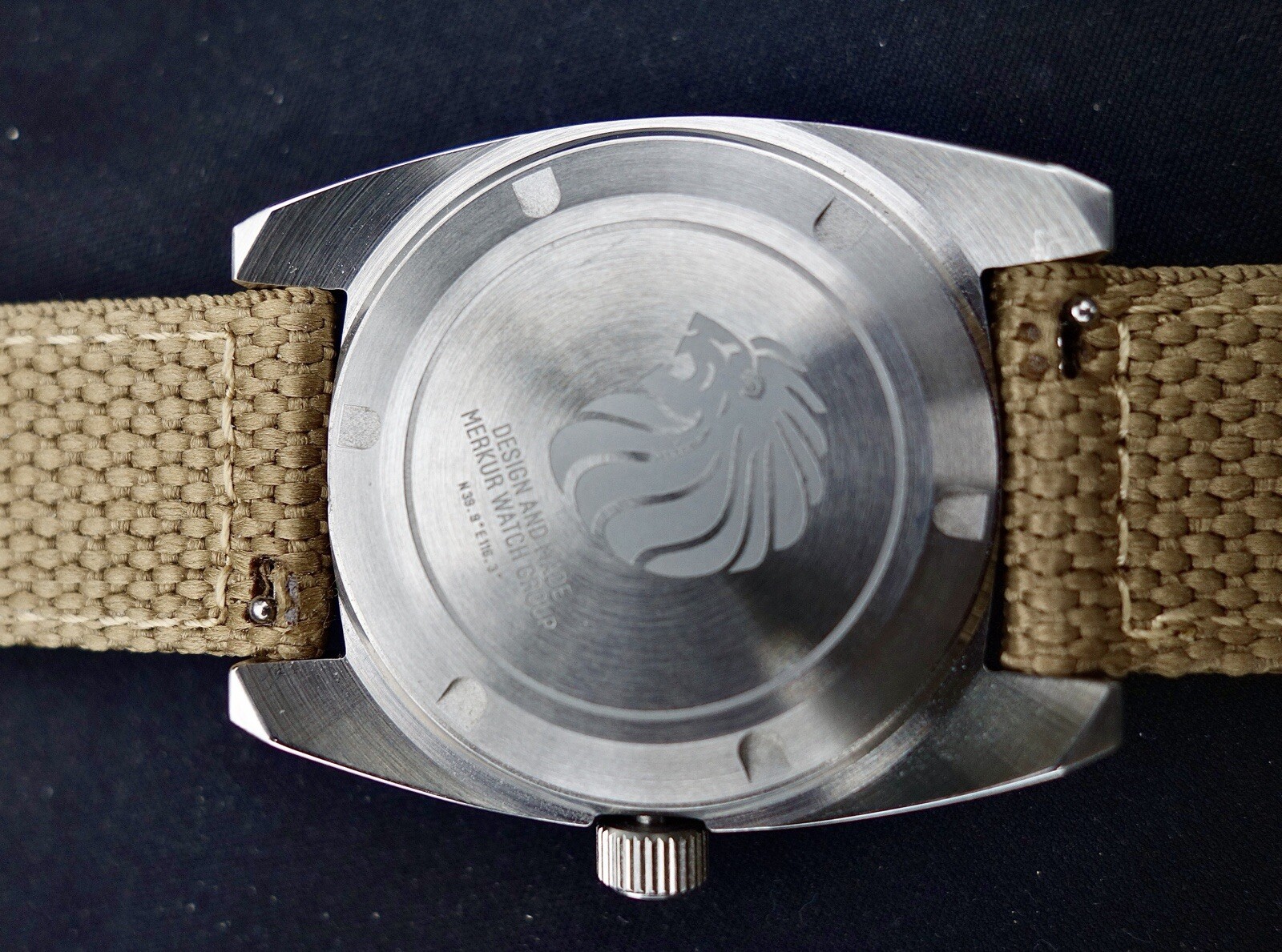 Mint Merkur 38mm Seagull ST1712 Auto Jumping Hour Military Style Field Watch