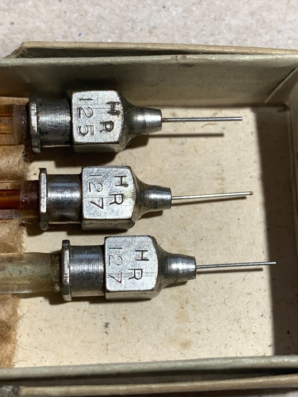 Vintage Glass HR Fountain Oilers Watch Watchmaker Repair Tools 125 (2) 127