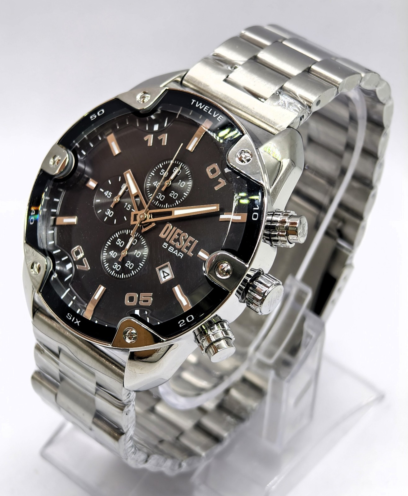 Good Diesel Spiker ”ONLY THE BRAVE” Chronograph Quartz Men’s Wrist Watch