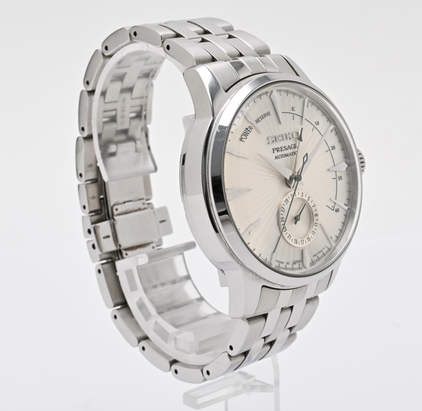 SEIKO Presage 4R57-00E0 SARY079 Silver Dial Date Automatic Men’s Watch JAPAN