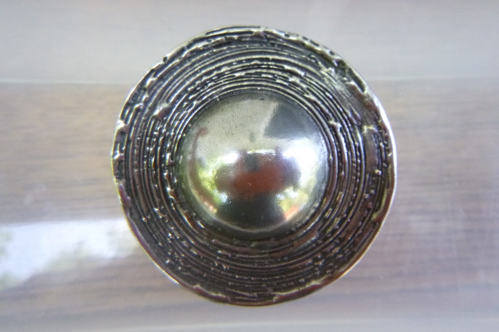 Vintage Studio Mid Century Modern Sterling Handmade Space Galaxy Pin Pendant