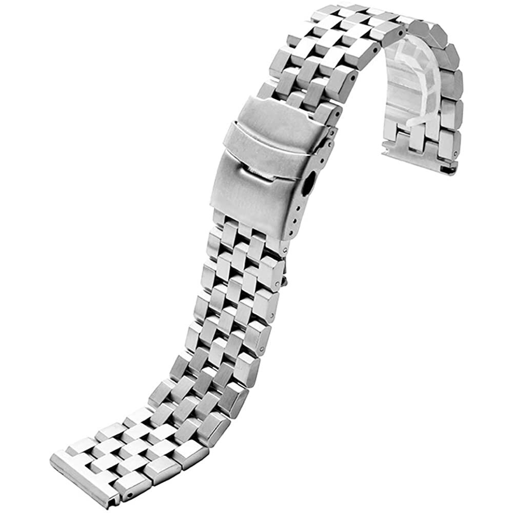 High Quality Stainless Steel Watch Straps Mens Metal Wristband 18 20 22 24 26mm