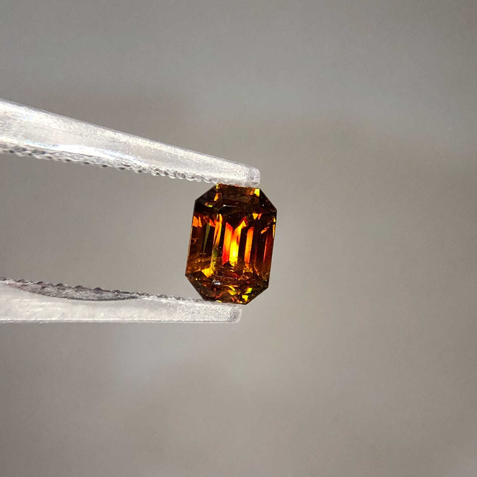 0.60 Ct Natural Full Fire Sphene Titanite Fancy Cut Gemstone For Jewellery