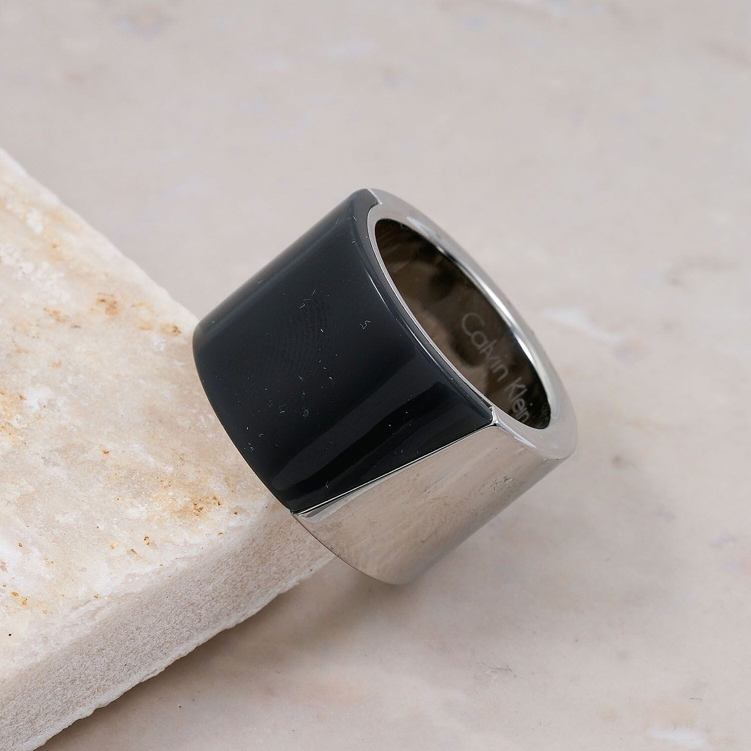 Calvin Klein Distinct Ring in Stainless Steel (Size 6.0)