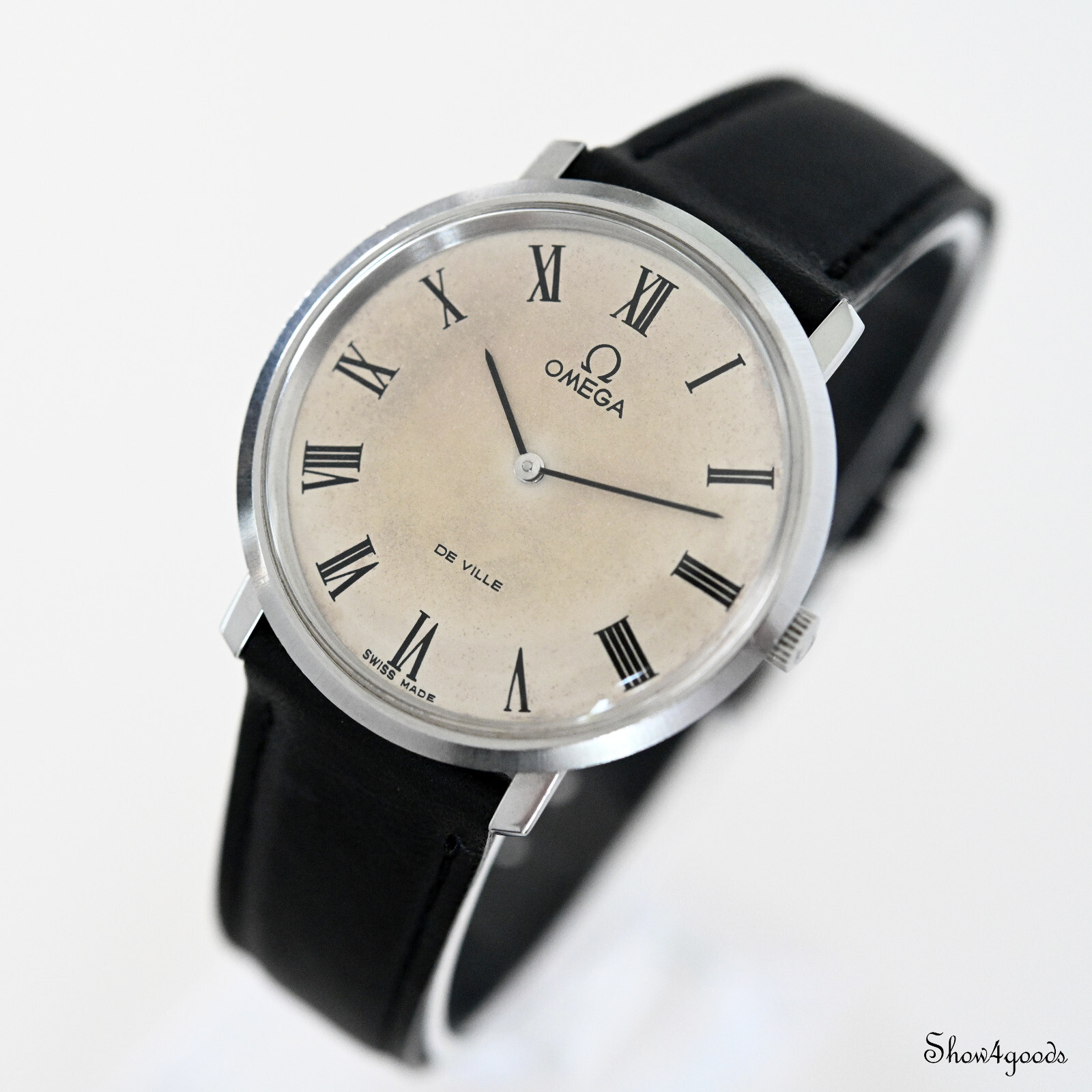 Omega De Ville 111.077 Cal 620 Manual Never Polished Roman Numerals – 1970