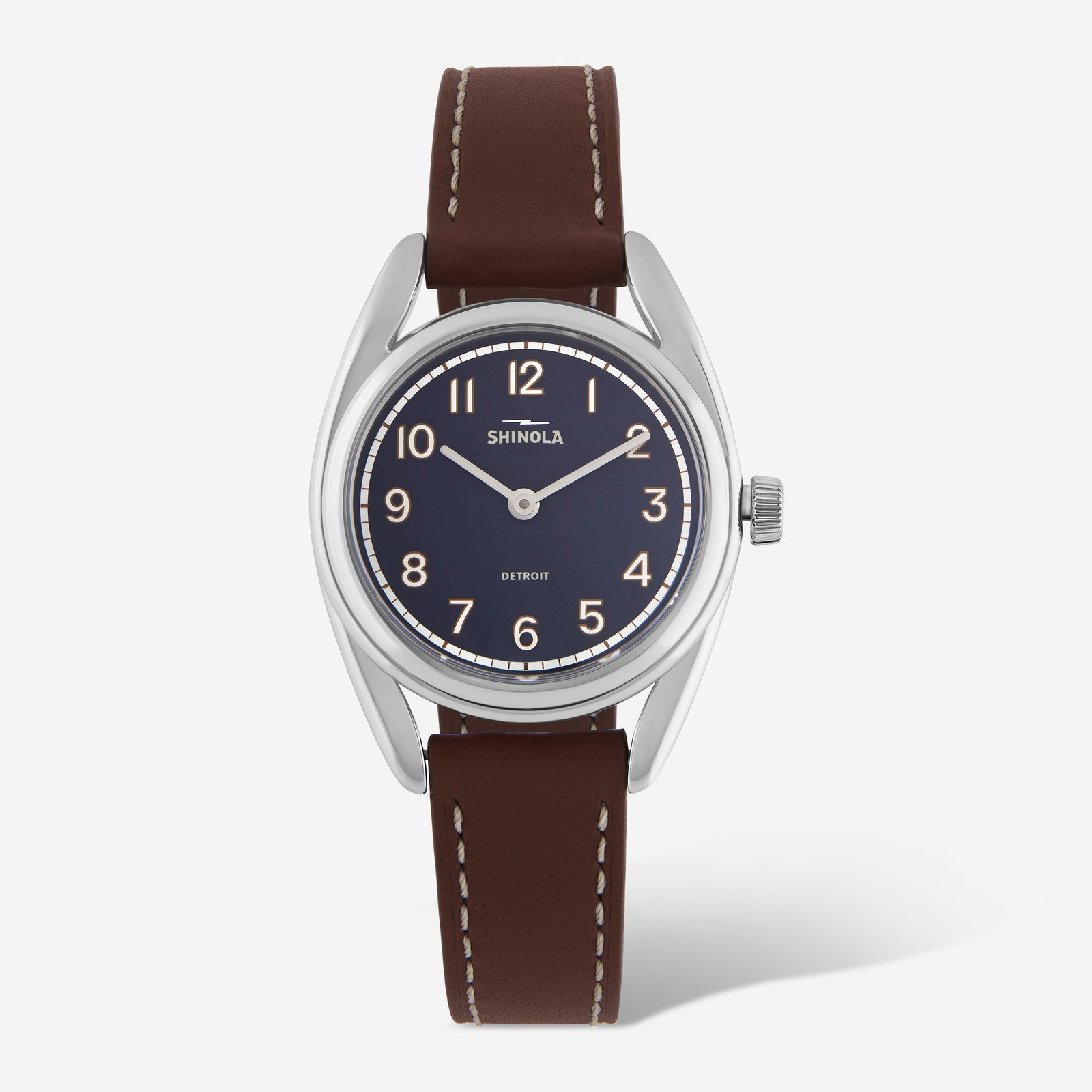 SHINOLA Detroit Women’s The Derby S0120250584 Blue Dial Watch MSRP $650 30.5mm