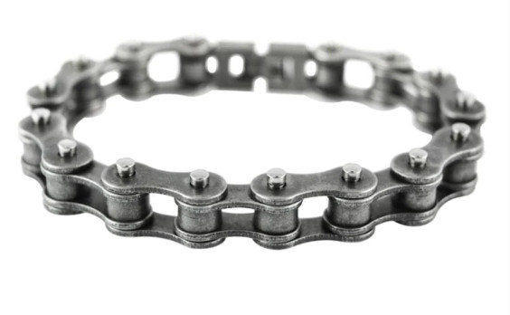 Unisex Stainless Steel Motorcycle Bracelet Antiqued Design 221