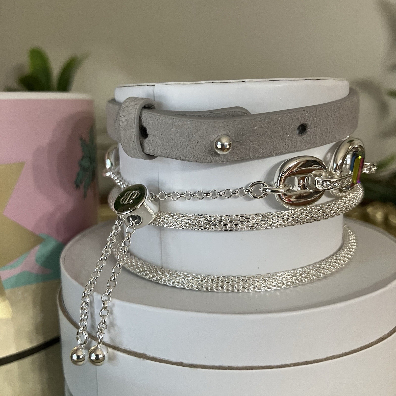 Bomb Party ORBITING OPULENCE Saturn Planet Summer Stacks 2026 Bracelets Silver