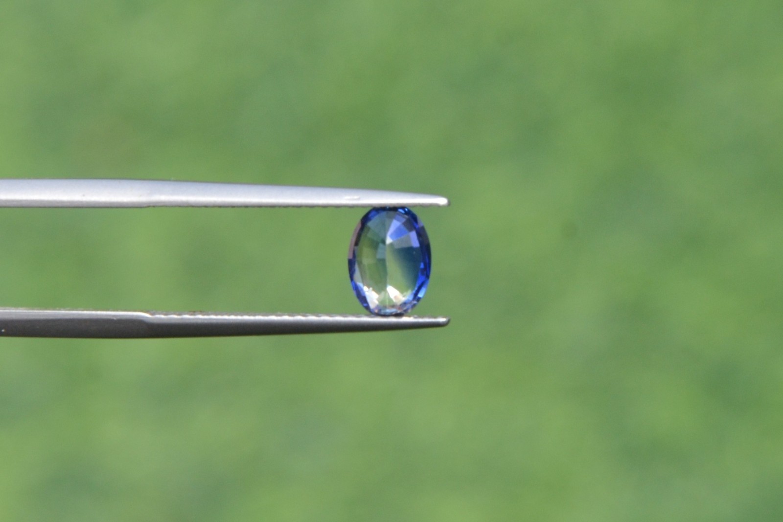 Natural Blue Sapphire 1.06 Carat. Normal Heated Oval Step Cut From Sri Lanka