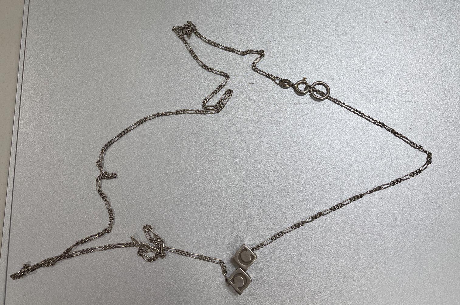 Italy 925 Sterling Silver Necklace. Approx 24”