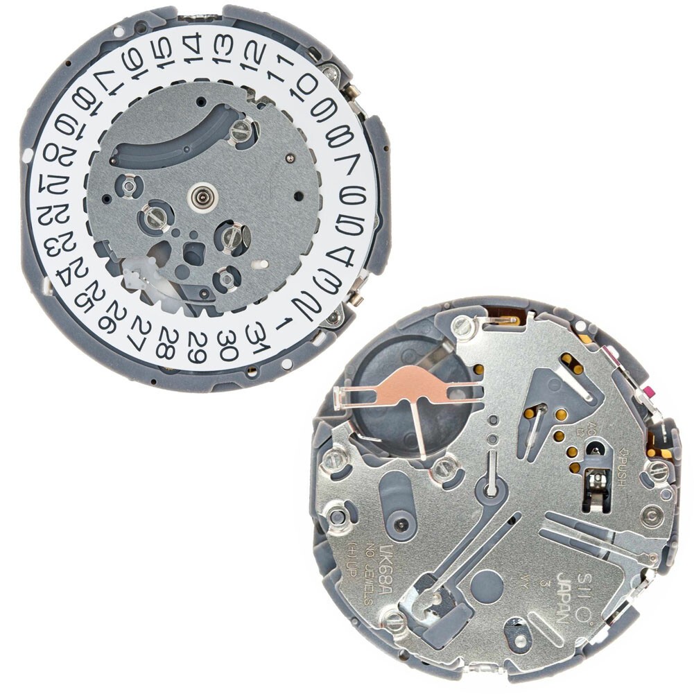 For New Japan Seiko SII / TMI / Epson VK68 Watch Movement, 13 1/2 Ligne, 3 Hands