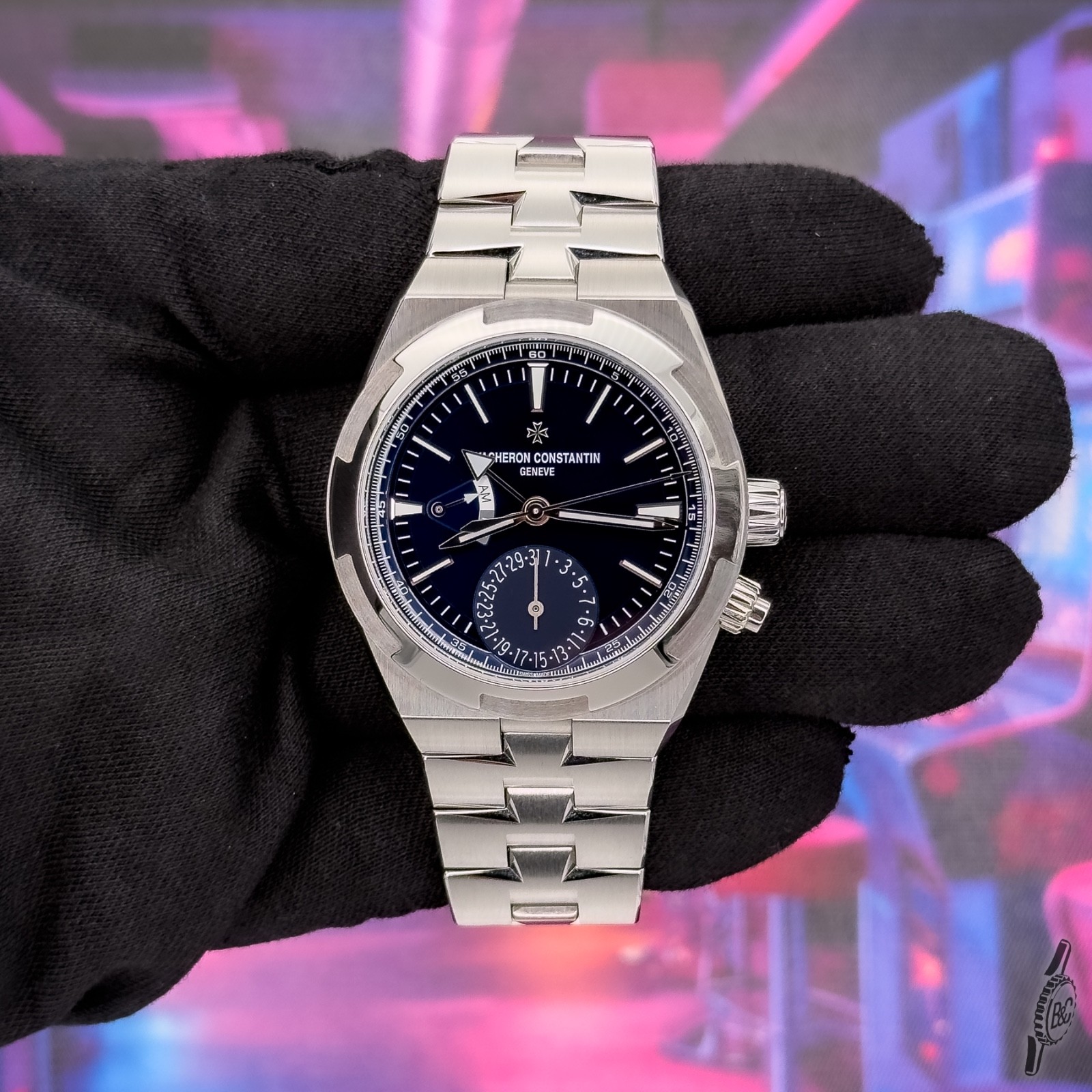 | IN STOCK | 2025 Vacheron Constantin Overseas Blue Watch – 4500V/110A-B128