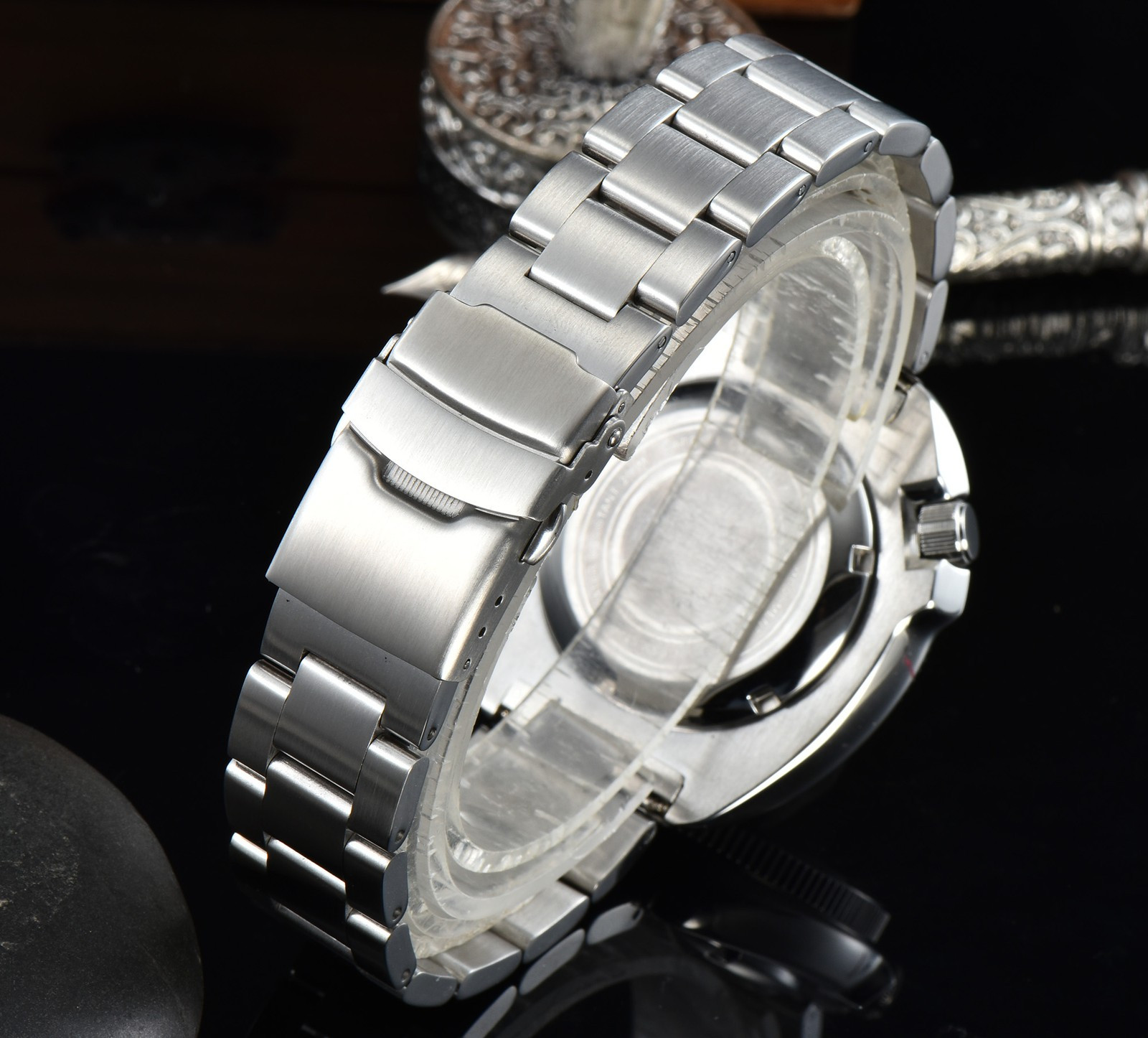 Tandorio 44mm Men’s Automatic Mechanical 200M Dive Watch Miyota 8215 PT5000