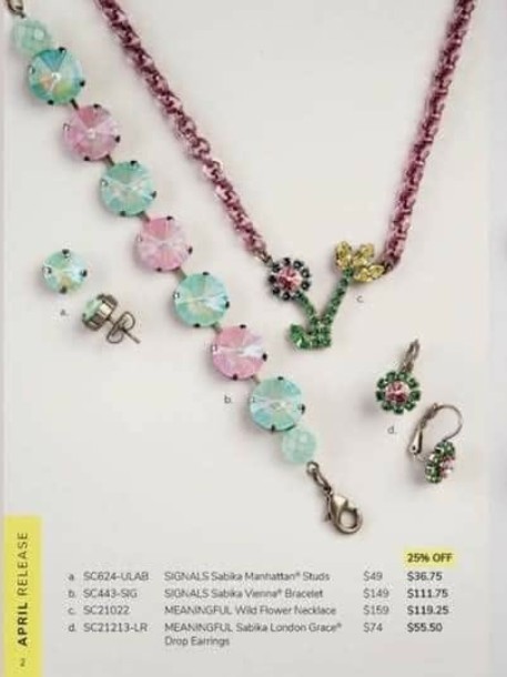 Sabika Meaningful London Grace Drop Earrings 2021
