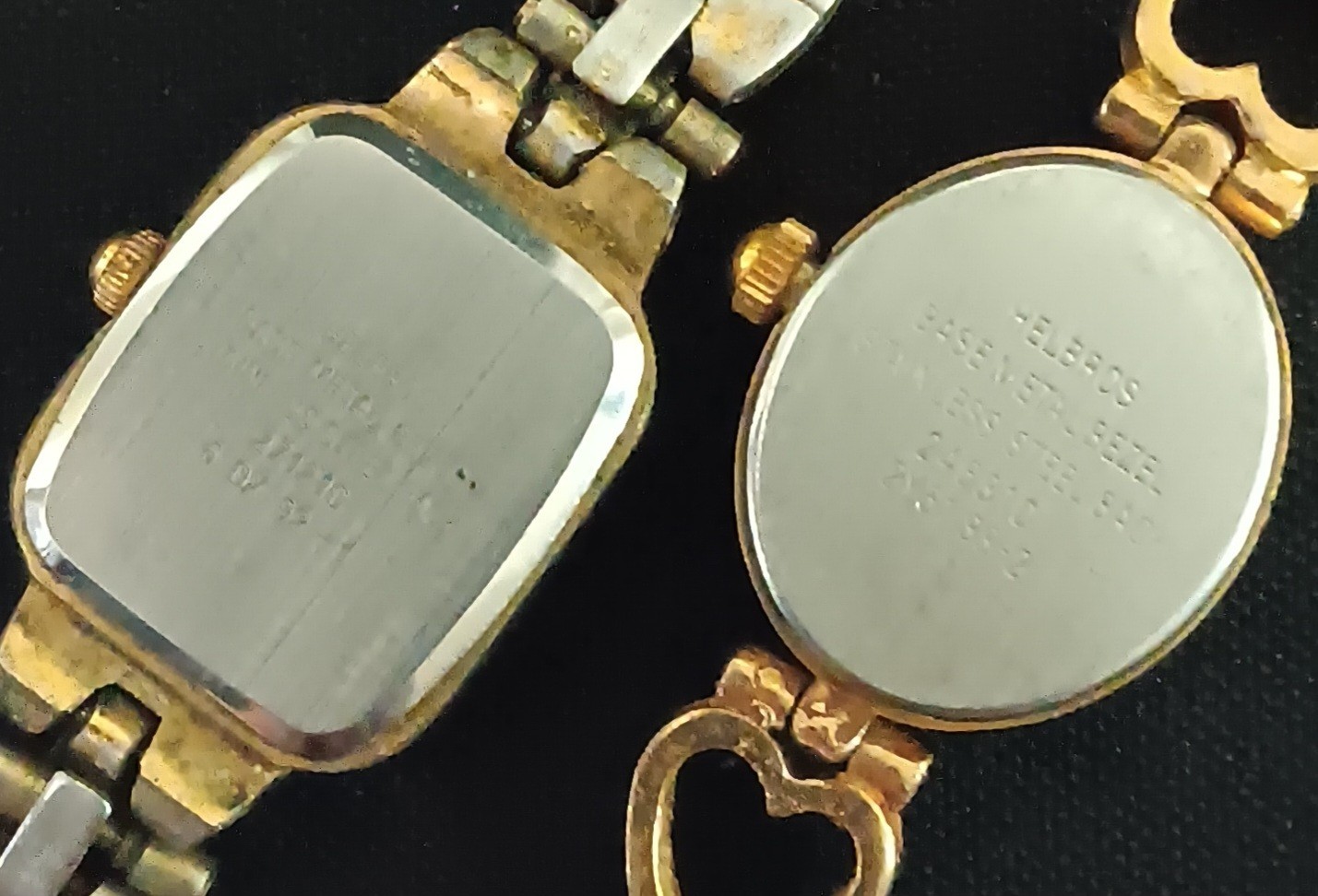 H watch lot 10 watches Hamlin Homer Helbros gold silver tone parts or repair