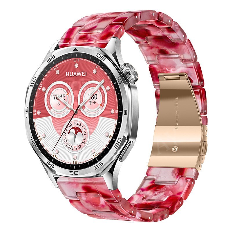 Luxury Resin Watch Band Strap for Amazfit Bip 6 5 GTR GTS 4 3 2 2e 47mm Bracelet