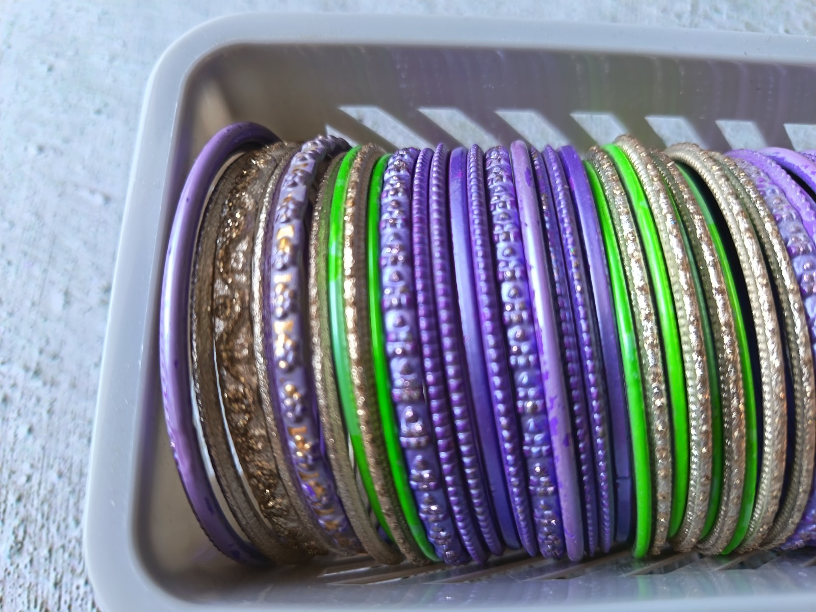 Job Lot of Traditional Indian Wedding Bridal Bangles Approx 80 No. 55-58mm WB-C