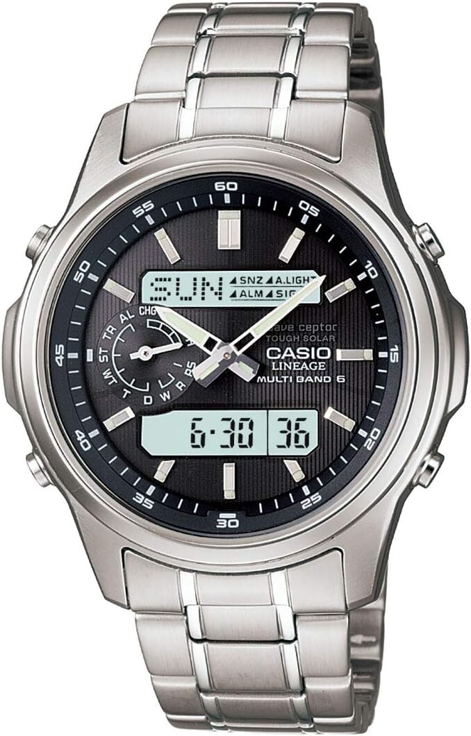 CASIO LINEAGE LCW-M300D-1AJF Solar Atomic Radio Analog Digital Men Watch New