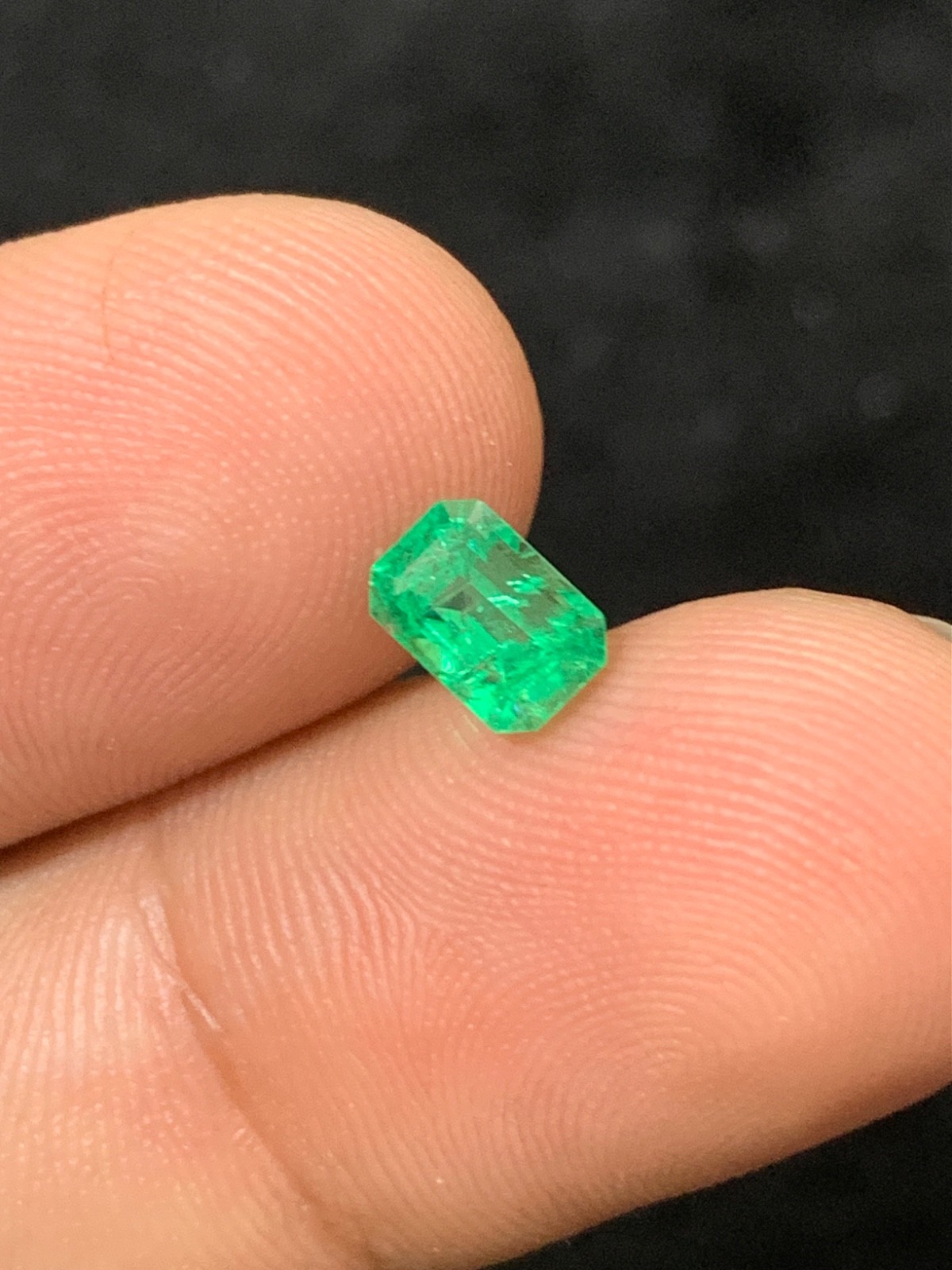 0.82carat emerald Gemstone From zambia