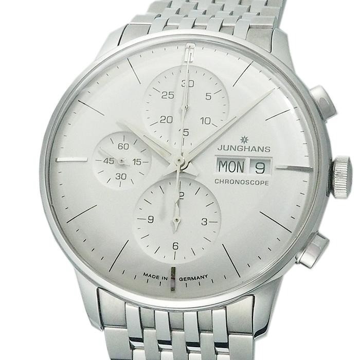 Junghans Meister Chronoscope 027/4121.44 White Dial Automatic Day Date 40mm Men’