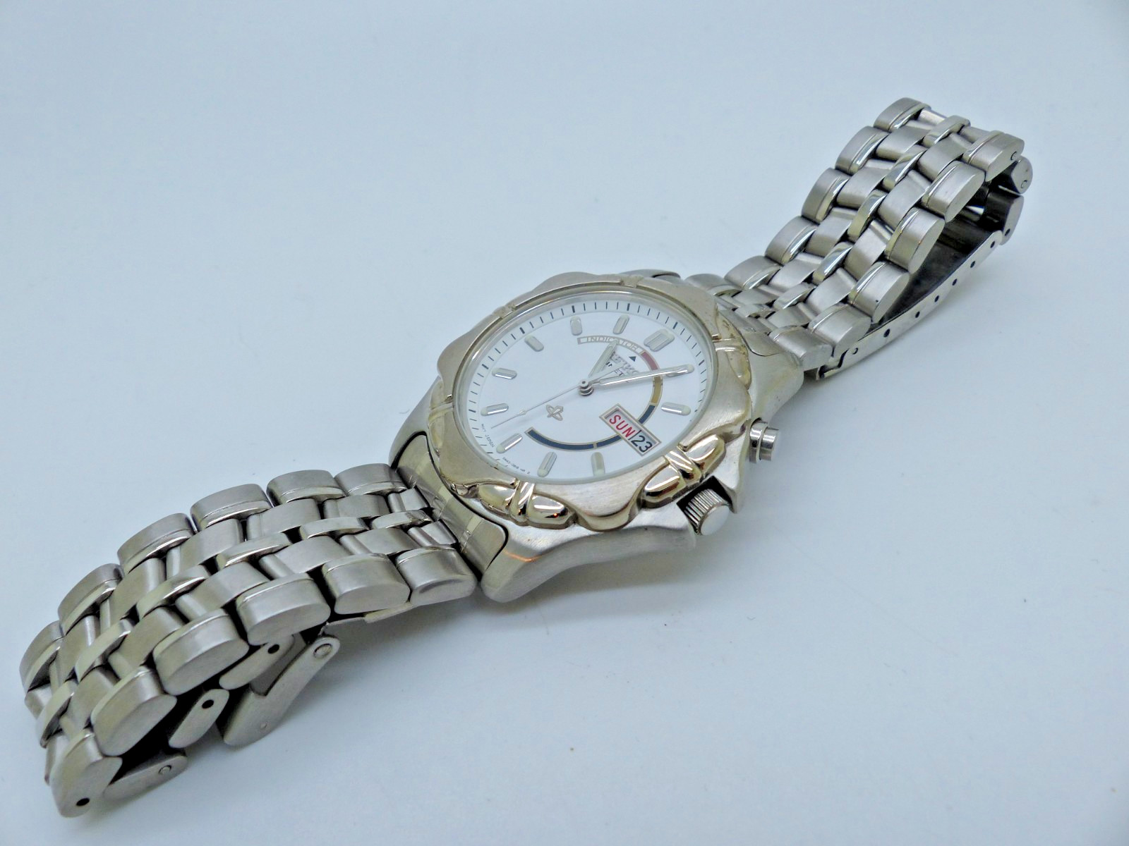 SEIKO Kinetic SKJ088P Watch NOS New Capacitor 5M43-0B90 Vintage SKJ Series