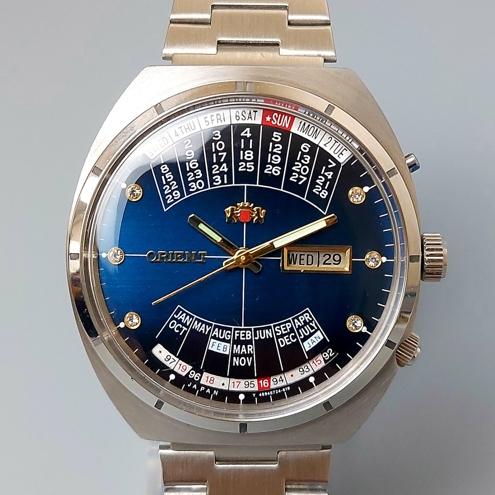 Japanese Automatic Men’s Watch Orient College Perpetual Multi Year Calendar