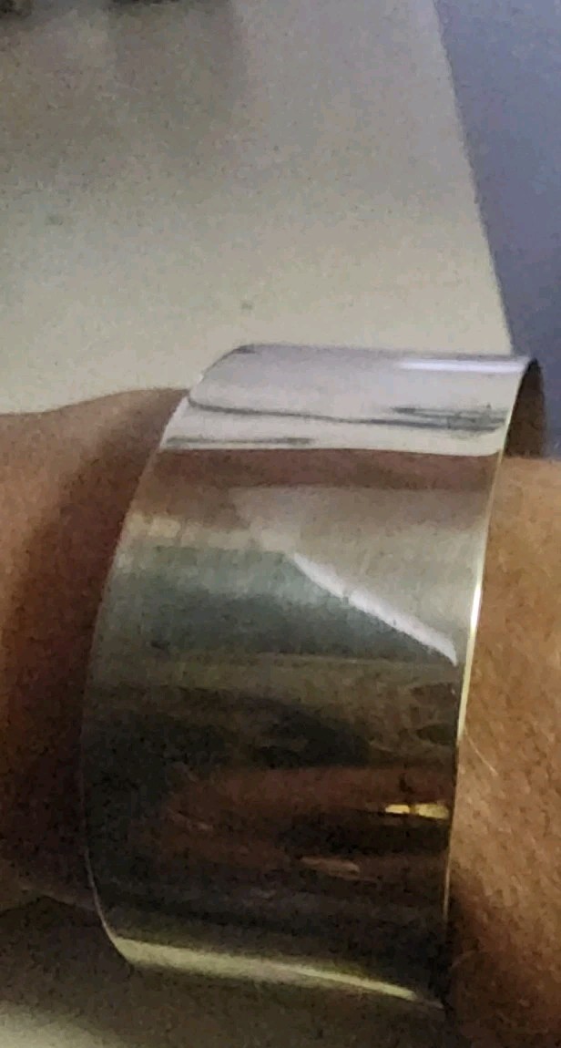 Sterling Silver ORB Cuff Bracelet Adjustable
