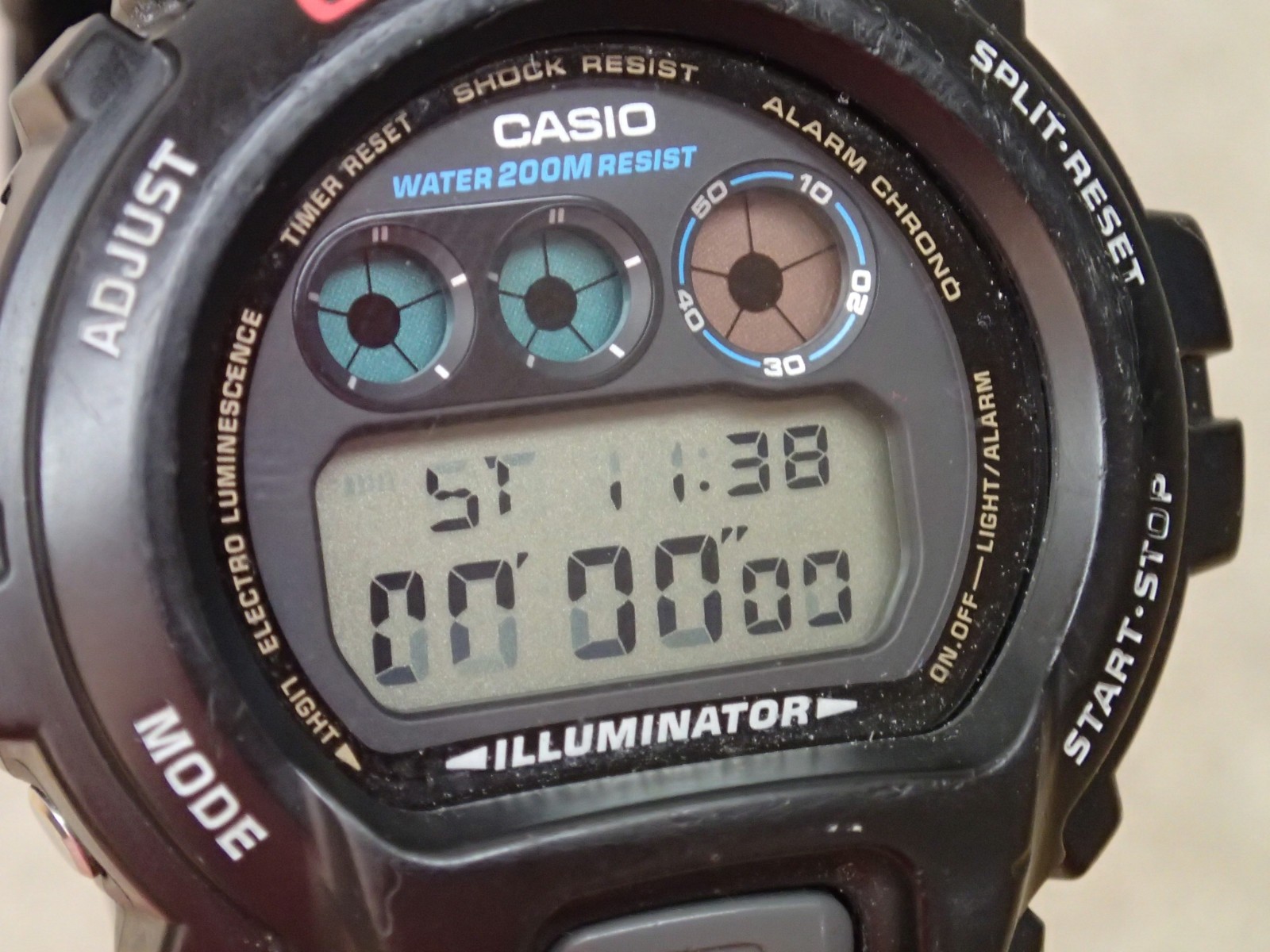 Casio DW-6900 G-Shock 3230 Watch Works but Has Issue