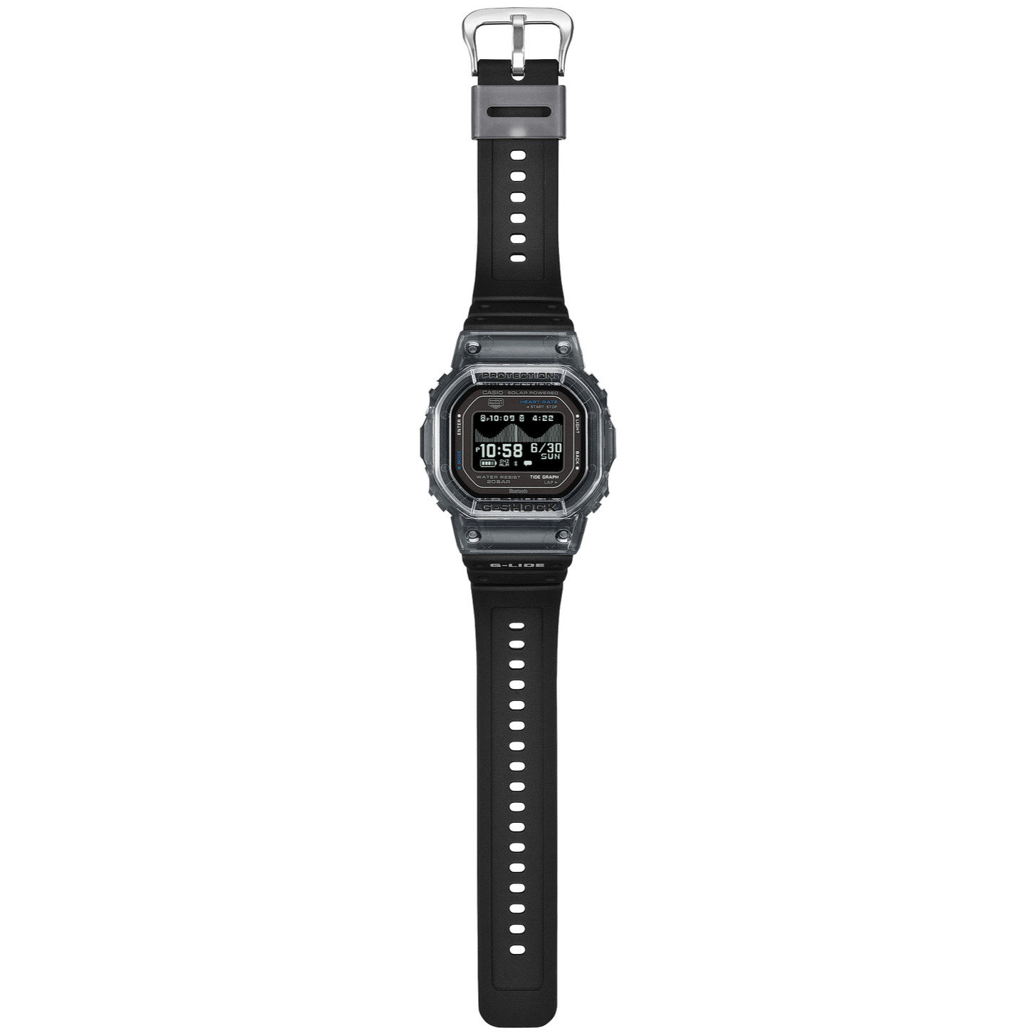 CASIO G-SHOCK GBX-H5600-1JR G-LIDE Bluetooth Tough Solar Black MIP Watch 45.4mm