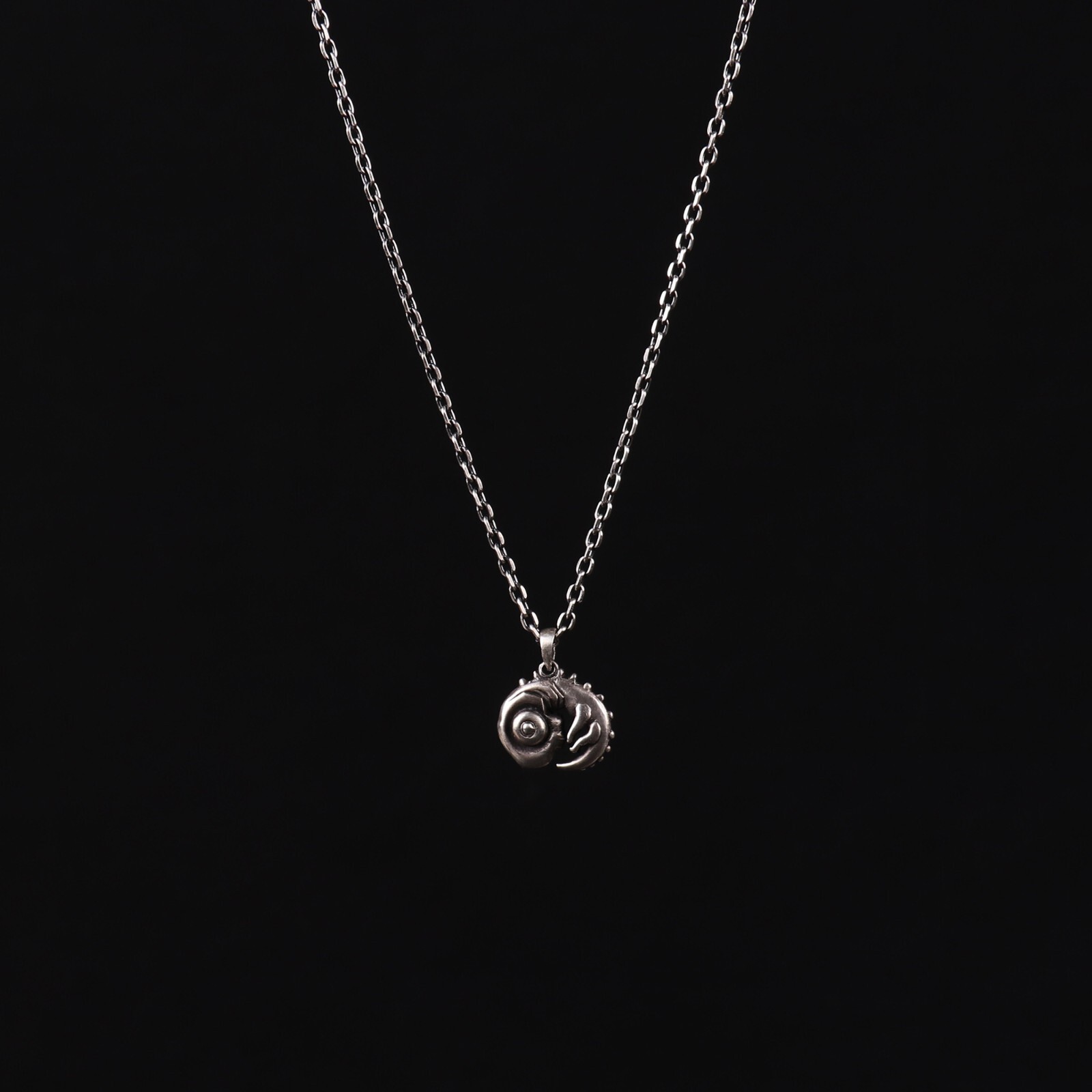 925 Sterling Silver NEON GENESIS EVANGELION Adam Pendant The 1st Angel Necklace