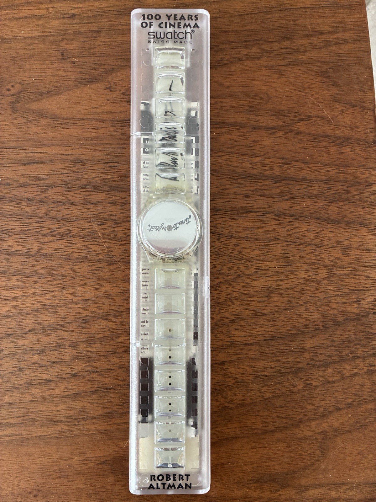 Swatch Watch Vintage 100 Years of Cinema 1995 Robert Altman GZ143