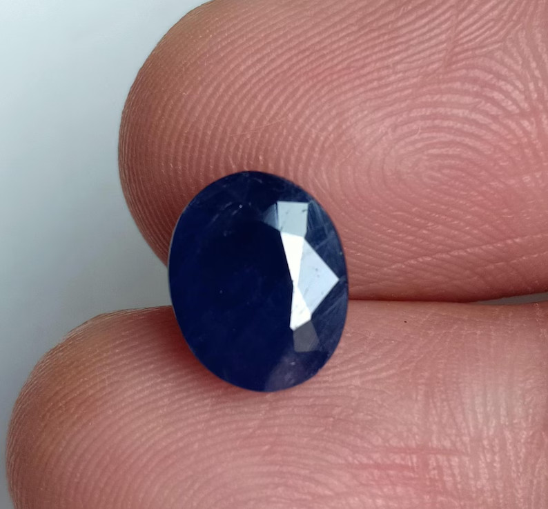 Corundum Sapphire Oval Shape Unheated Untreated Madagascar Stone 3.45 Ct