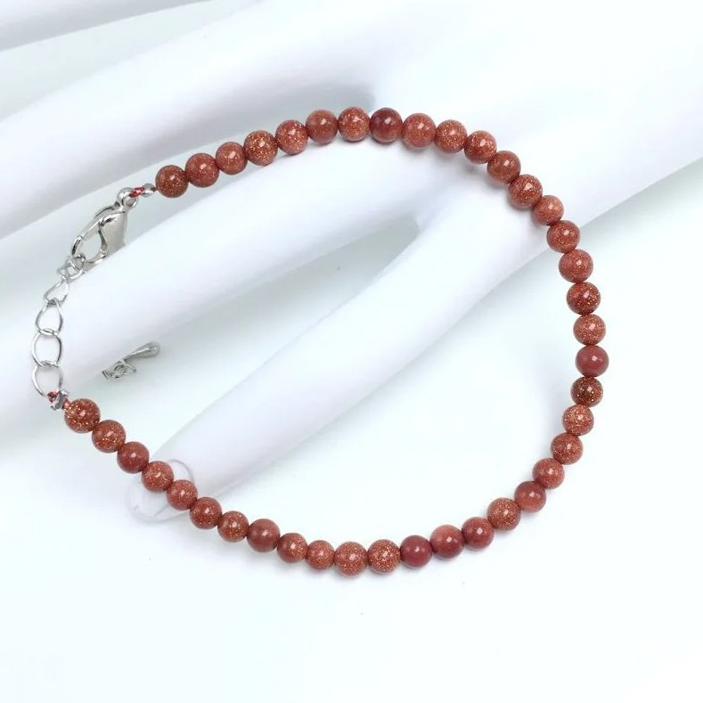 1 pc 4mm Chakra Bead Bracelet Natural Stone Yoga Energy Bangle