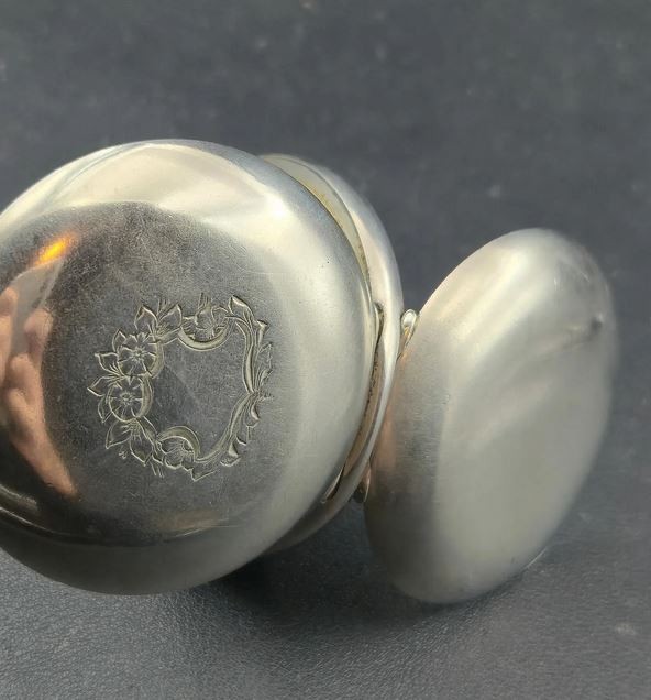 Antique 1883 Waltham Wm. Ellery Model 1877 18s 11J Pocket Watch Silverode Case