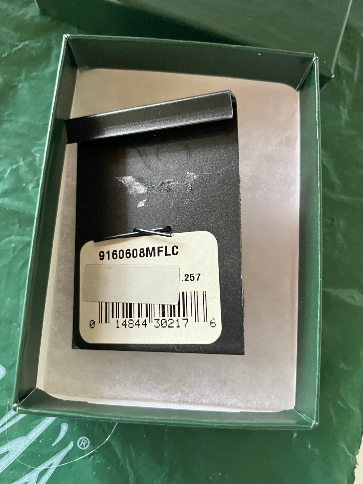 NEW on Card Vintage Marshall Fields Sterling Silver Clock Charm Box & Bag
