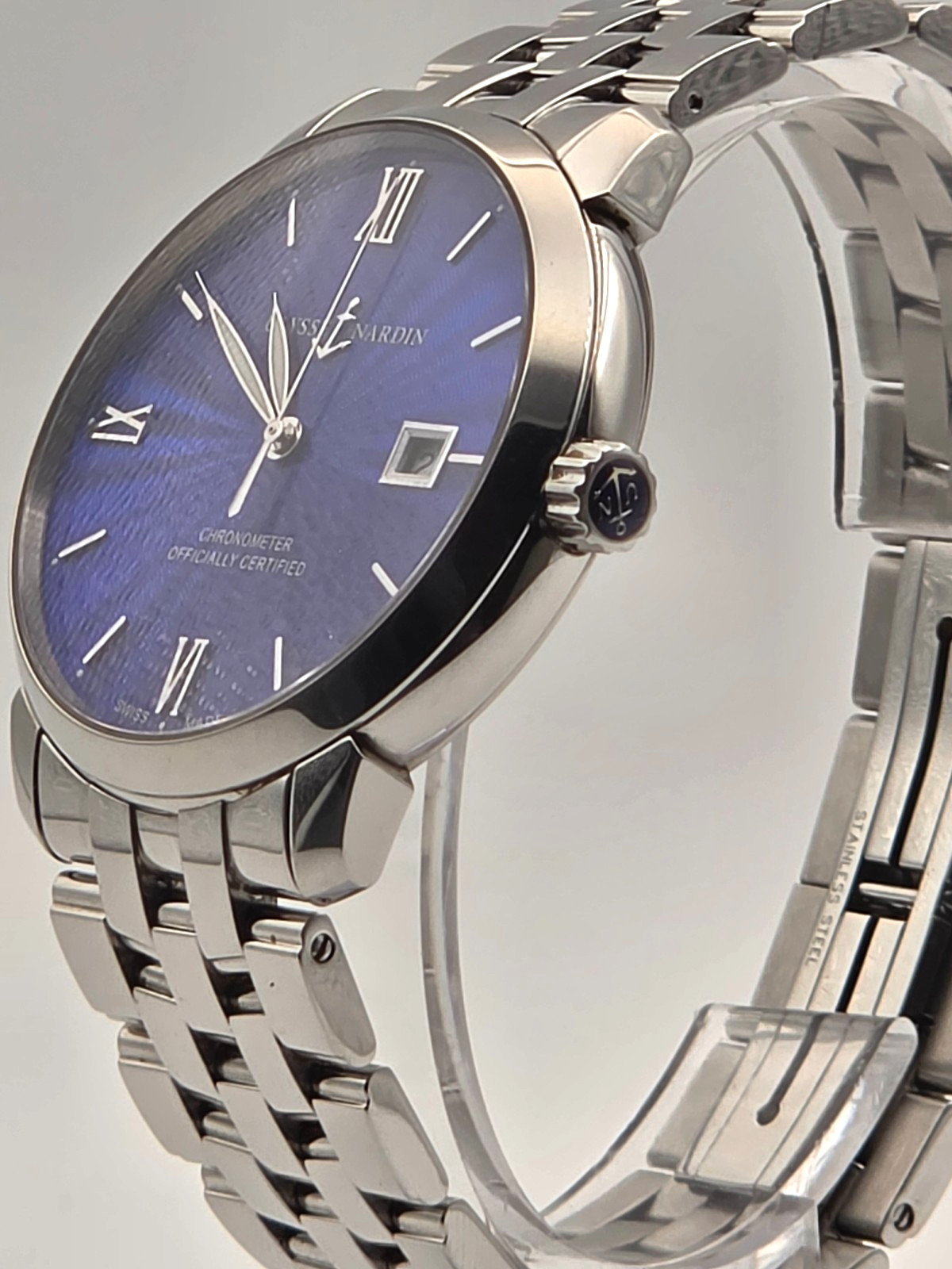 Ulyess Nardin 8153-111 Rare with factory Bracelet