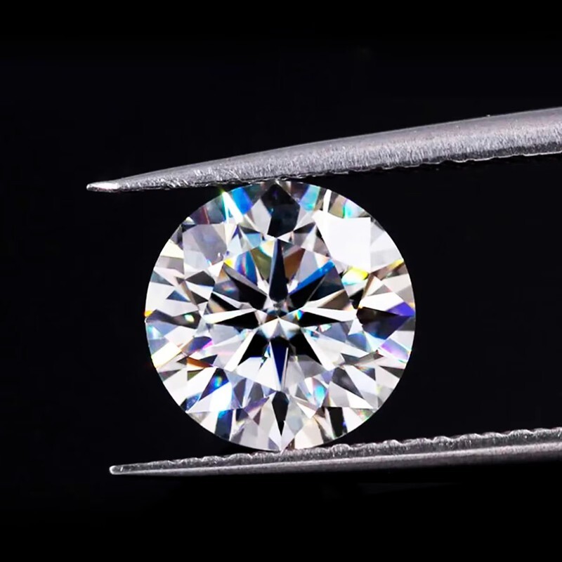 1-30ct D Color VVS1 Round Cut Loose Moissanite Real Gem Stone W/GRA Pass Tester