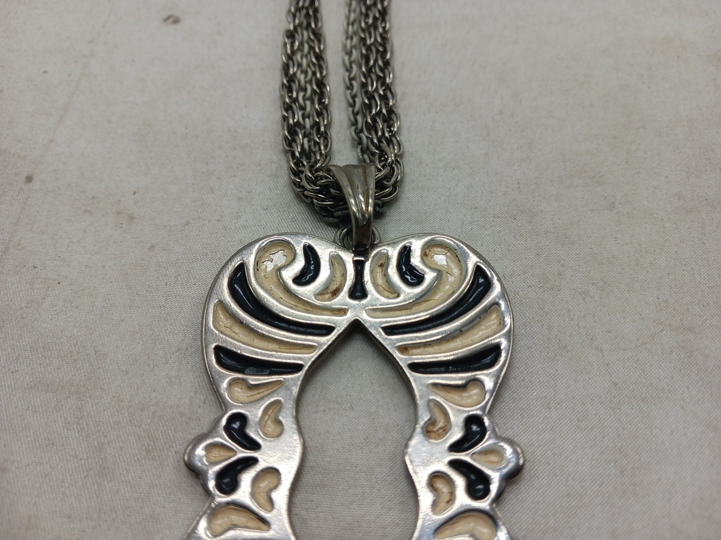 Vintage Castlecliff Enameled Statement Piece 1960-1970’s