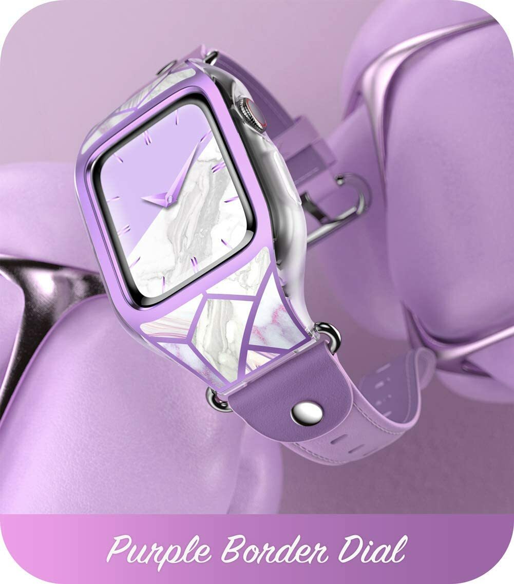 i-Blason For Apple Watch 6 SE 5 4 3 2 1 Wristwatch Band Strap Bumper Case Women