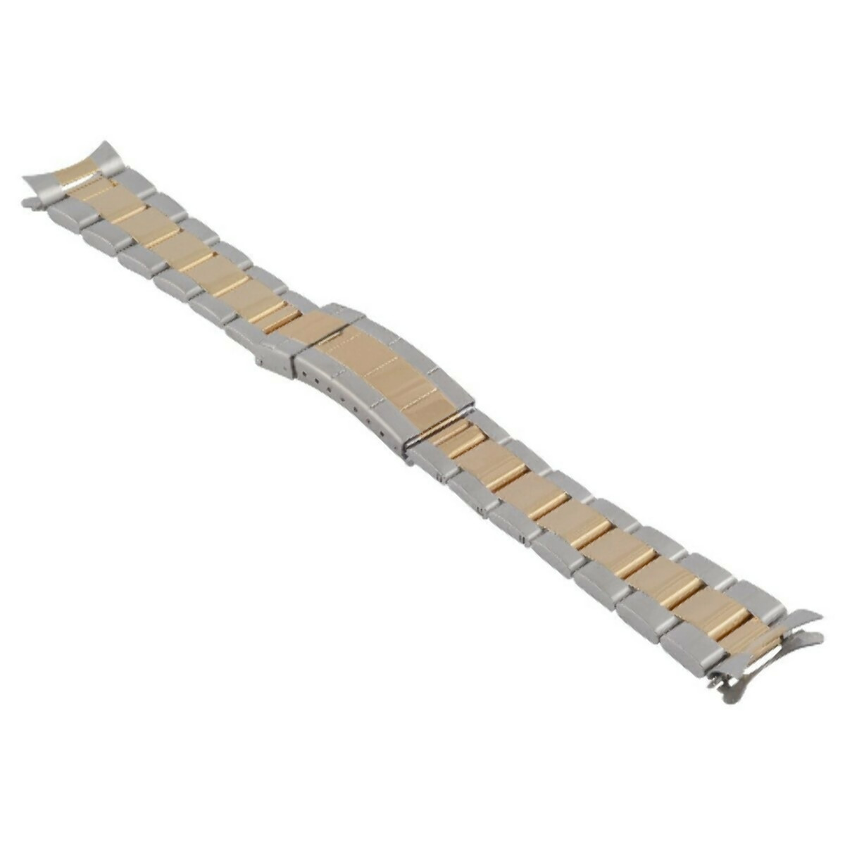 20MM OYSTER WATCH BAND FOR ROLEX SUBMARINER TWO TONE FLIP LOCK DESIGNER CLASP