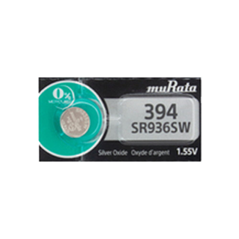 4 Murata Replaces Sony 394 SR936SW 380 LR936 LR45 Silver Ox 1.55V Watch Battery