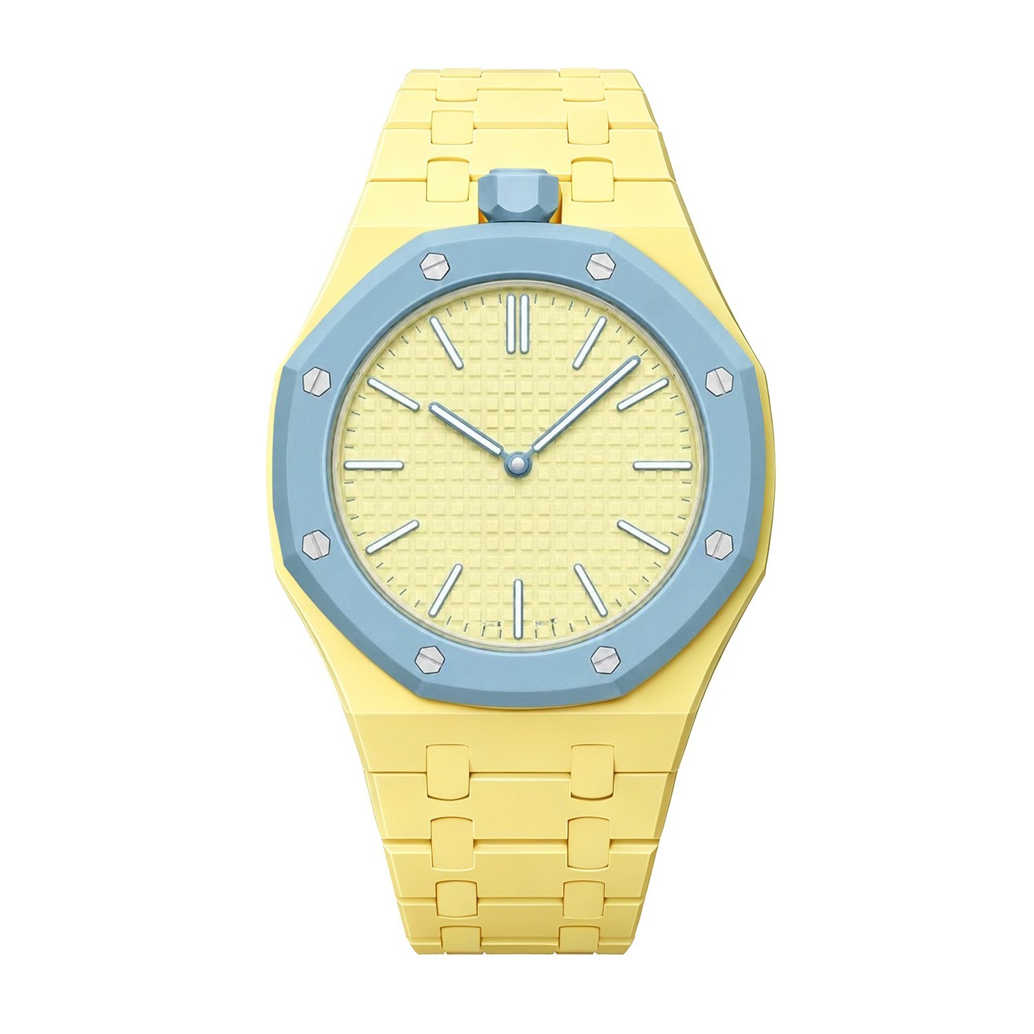 Luxury Bioceramic Case Band Mod Kit For Swatch X AP Royal Pop Watch Pre-Sale