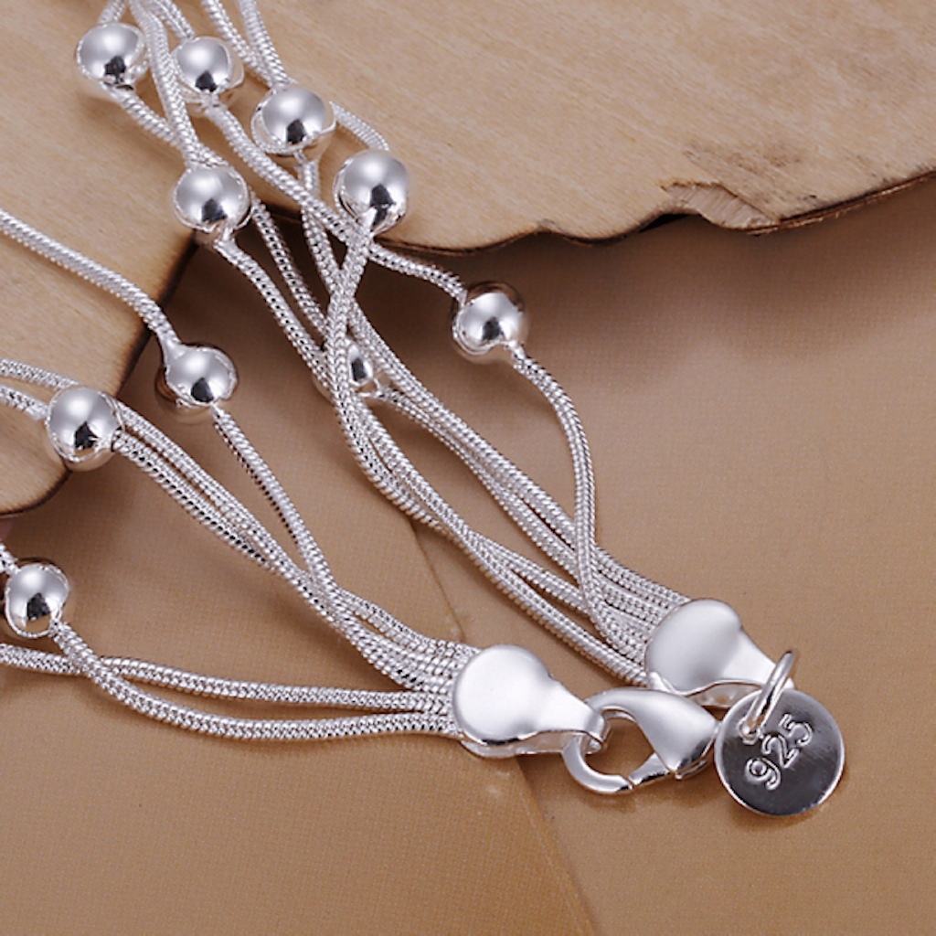 Women’s Unisex 925 Sterling Silver Bracelet Size 7.5 Inches 12MM Lobster L21