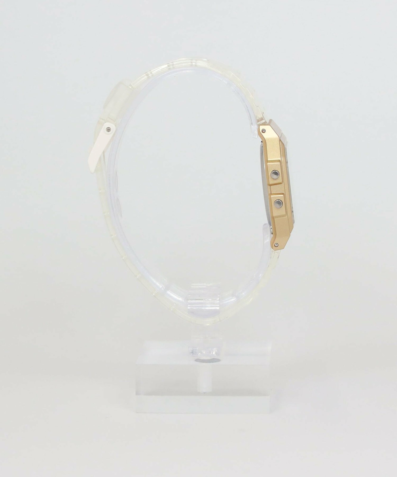 Casio F-91WS-7A2JF Transparent Digital Watch Gold Accent JDM NEW Japan