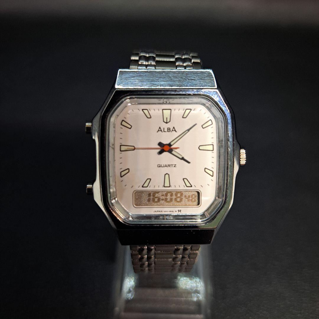 ALBA Seiko Digital Analog Vintage Watch