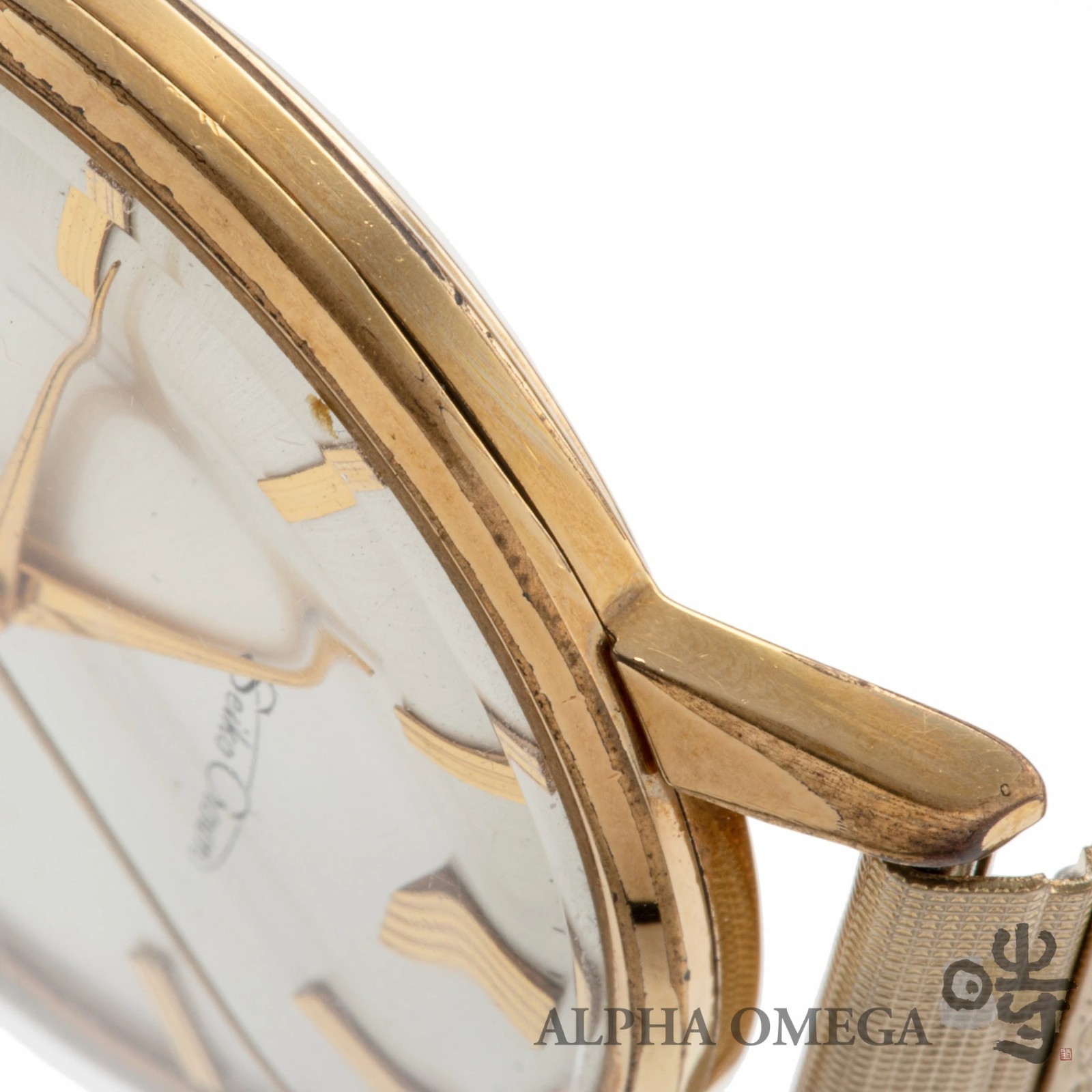 Seiko Crown J15003 ED Dial Vintage Manual Wind Gold Plated Mens Watch
