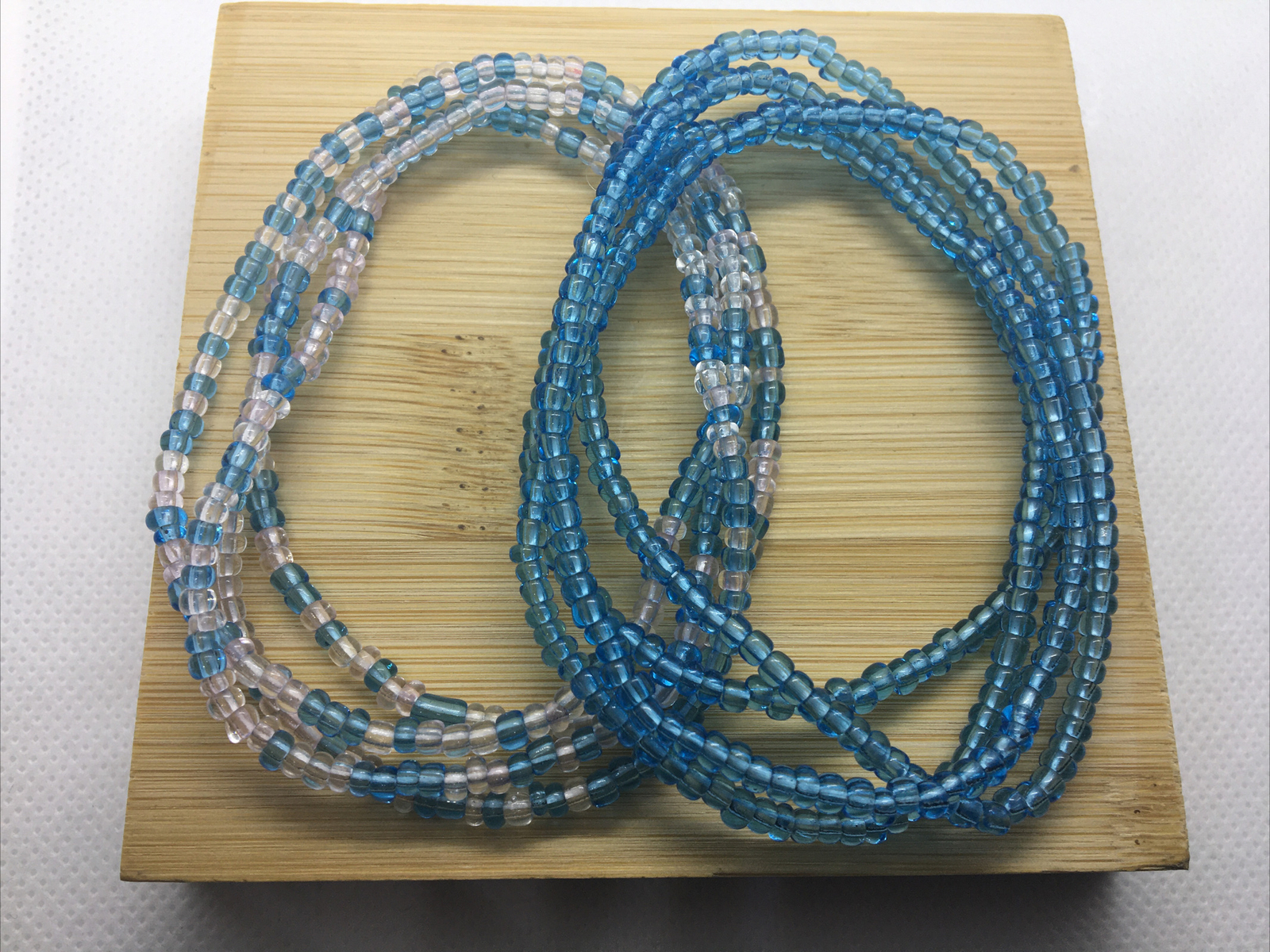 2 PC Handcrafted Waist Beads Jewelry African Bohemia Bracelets Anklet New 2408