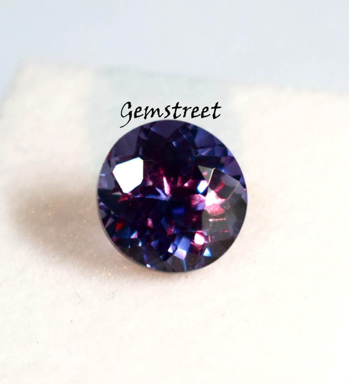 2.50 Ct Russian Color Change Alexandrite Round Cut Certified Natural Gemstone