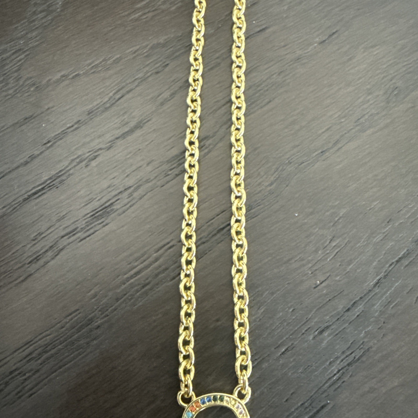 Uncommon James Initial C Pendant Necklace 16” Total NEW